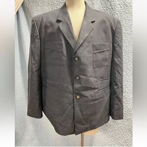 Amtrak Train Conductor Jacket  Size 62